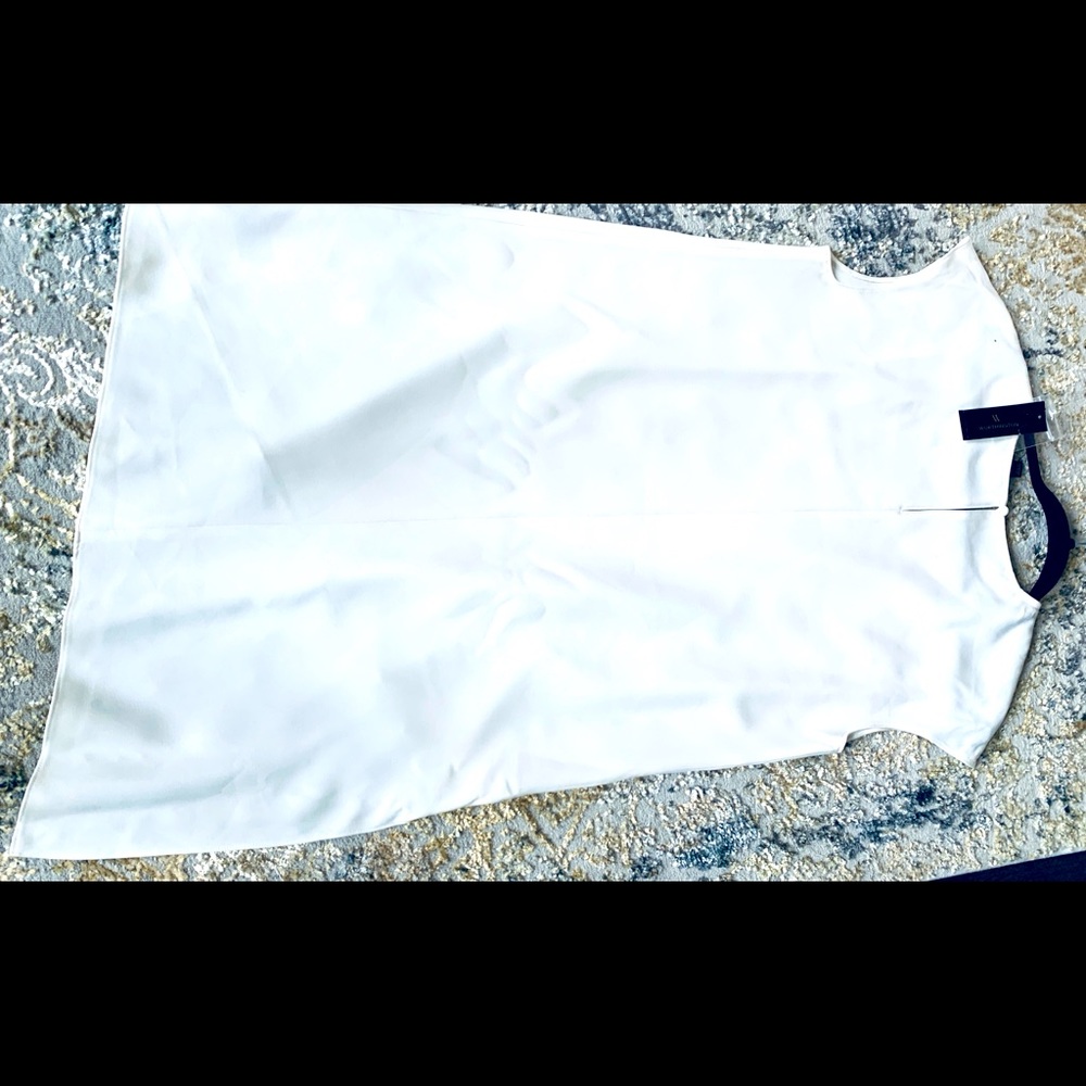 NWT Worthington office casual tunic in white size M
